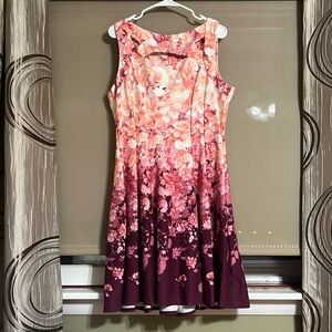 Purple/pink ombré dress. Size 16